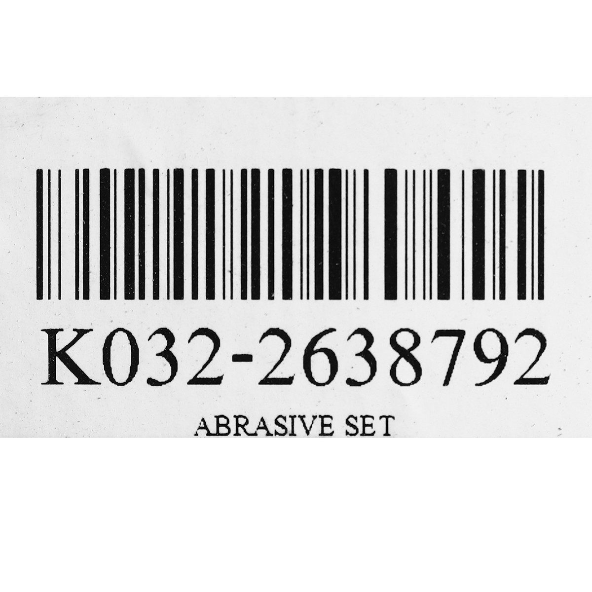 ABRASIVE SET