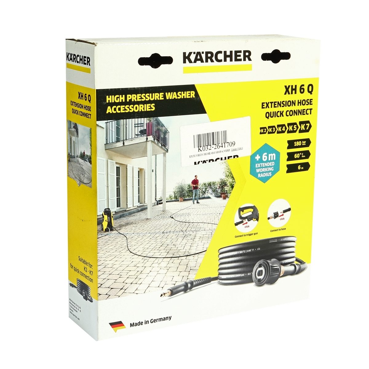 อะไหล่ Extension Hose 6m/16MPa/verp. ใช้กับเครื่องฉีดน้ำแรงดันสูง KARCHER รุ่น K 4BASIC