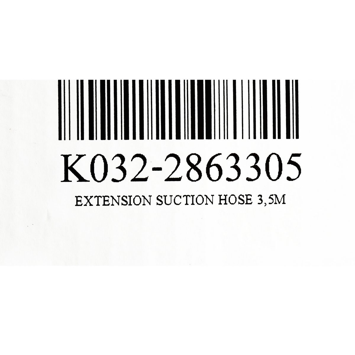 KARCHER (คาร์เชอร์) อะไหล่ Extension Suction Hose 3,5 m ใช้กับเครื่องดูดฝุ่นน้ำ-แห้ง รุ่น WD-3 PREMIUM และ WD5PREMIUM