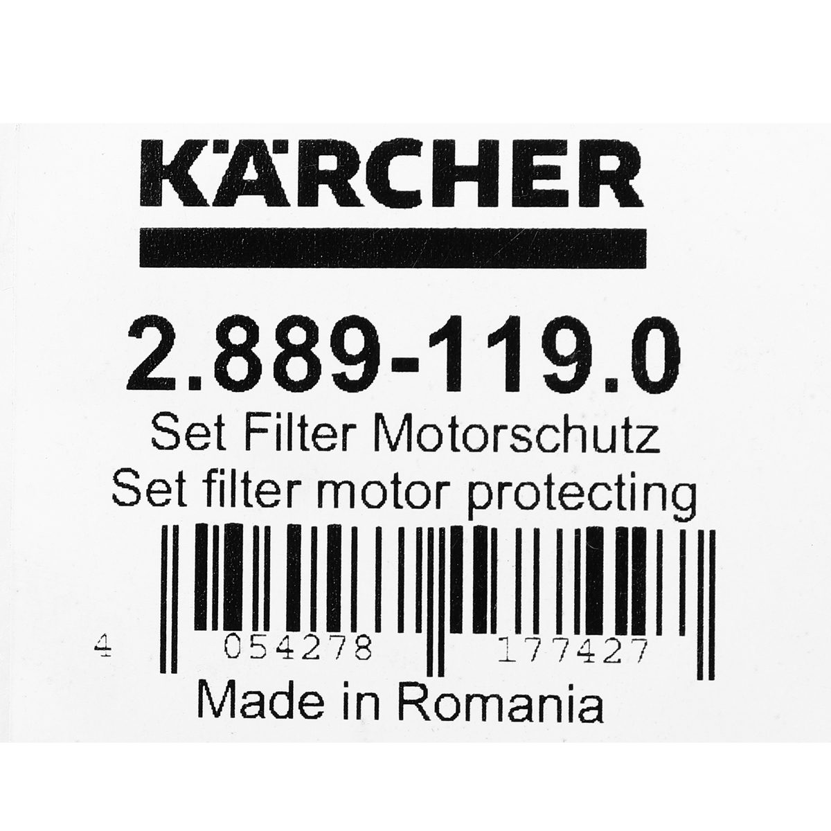 SET FILTER MOTOR PROTECTING (3PCS)