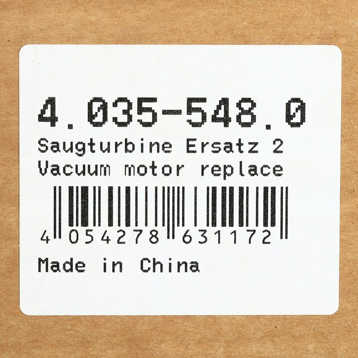 KARCHER (คาร์เชอร์) อะไหล่ Vacuum Motor Replacement 24V, 500W ใช้กับเครื่องขัดพื้น รุ่น BD40/25CEP และ B 90R CLASSIC BP