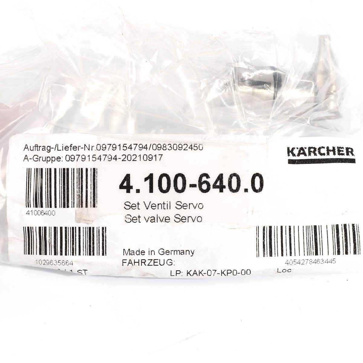 KARCHER อะไหล่ Set Valve Servo ใช้กับเครื่องฉีดน้ำ มอเตอร์ 4 โพล คาร์เชอร์ รุ่น HD8/18-4MEF