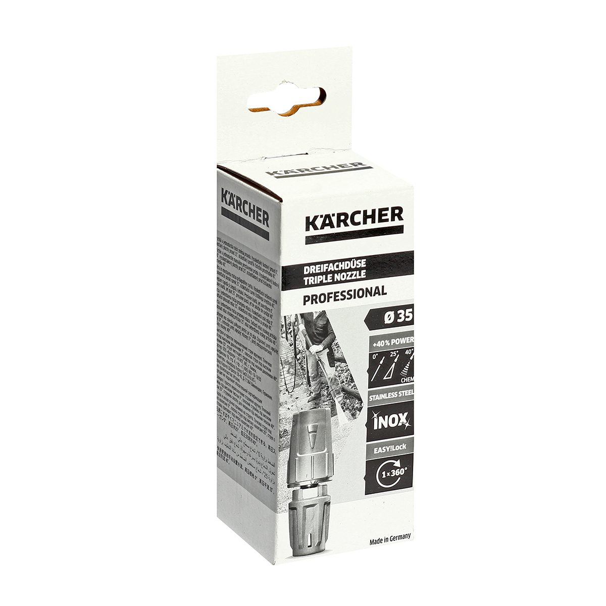 อะไหล่ Triple Jet Nozzle TR 035 ใช้กับเครื่องฉีดน้ำแรงดันสูง 120 บาร์ KARCHER รุ่น HD5/12C