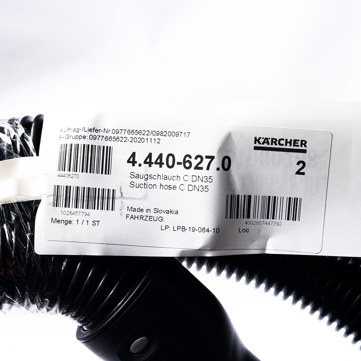 SUCTION HOSE COMPLET DN35,2.5M