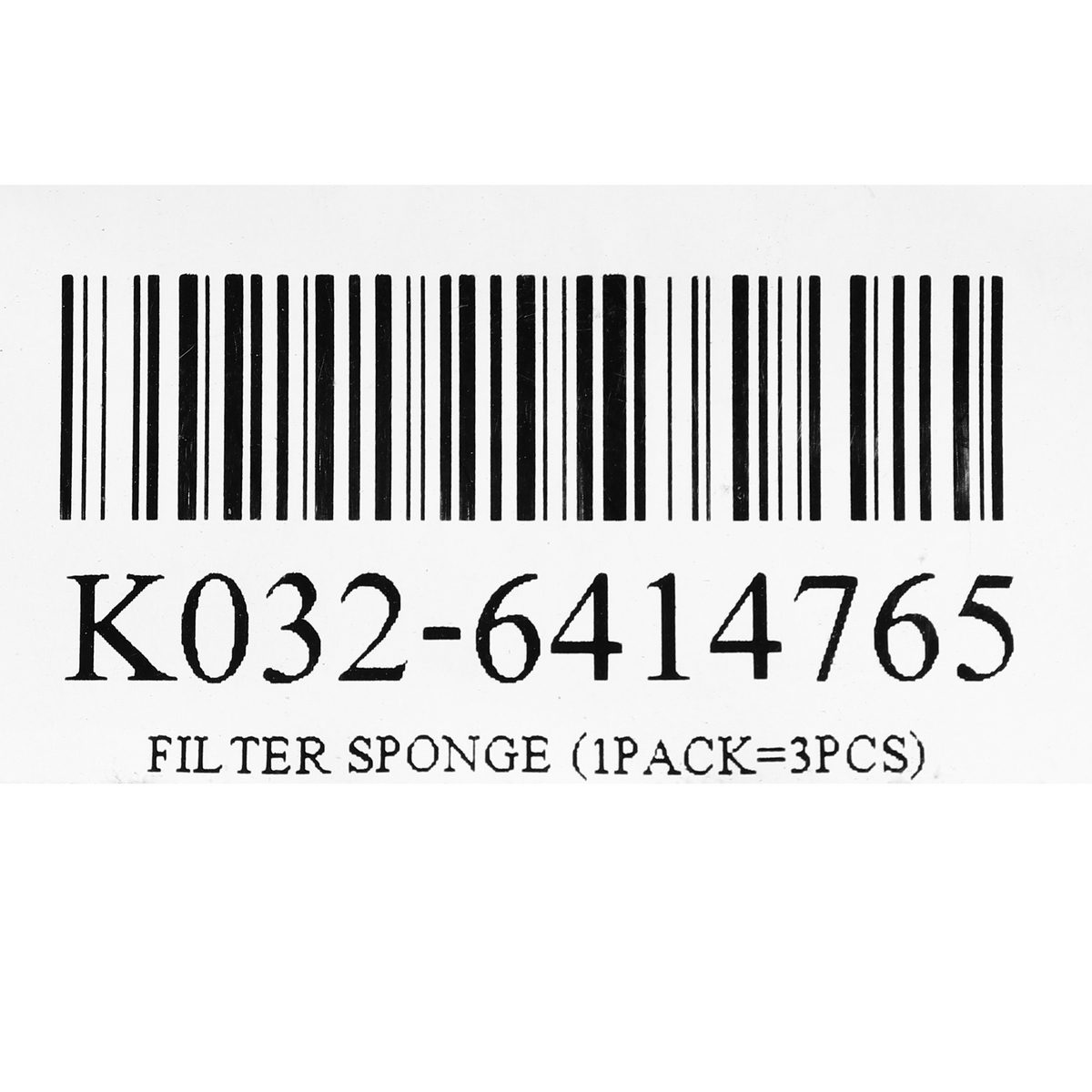 FILTER SPONGE (1PACK=3PCS)