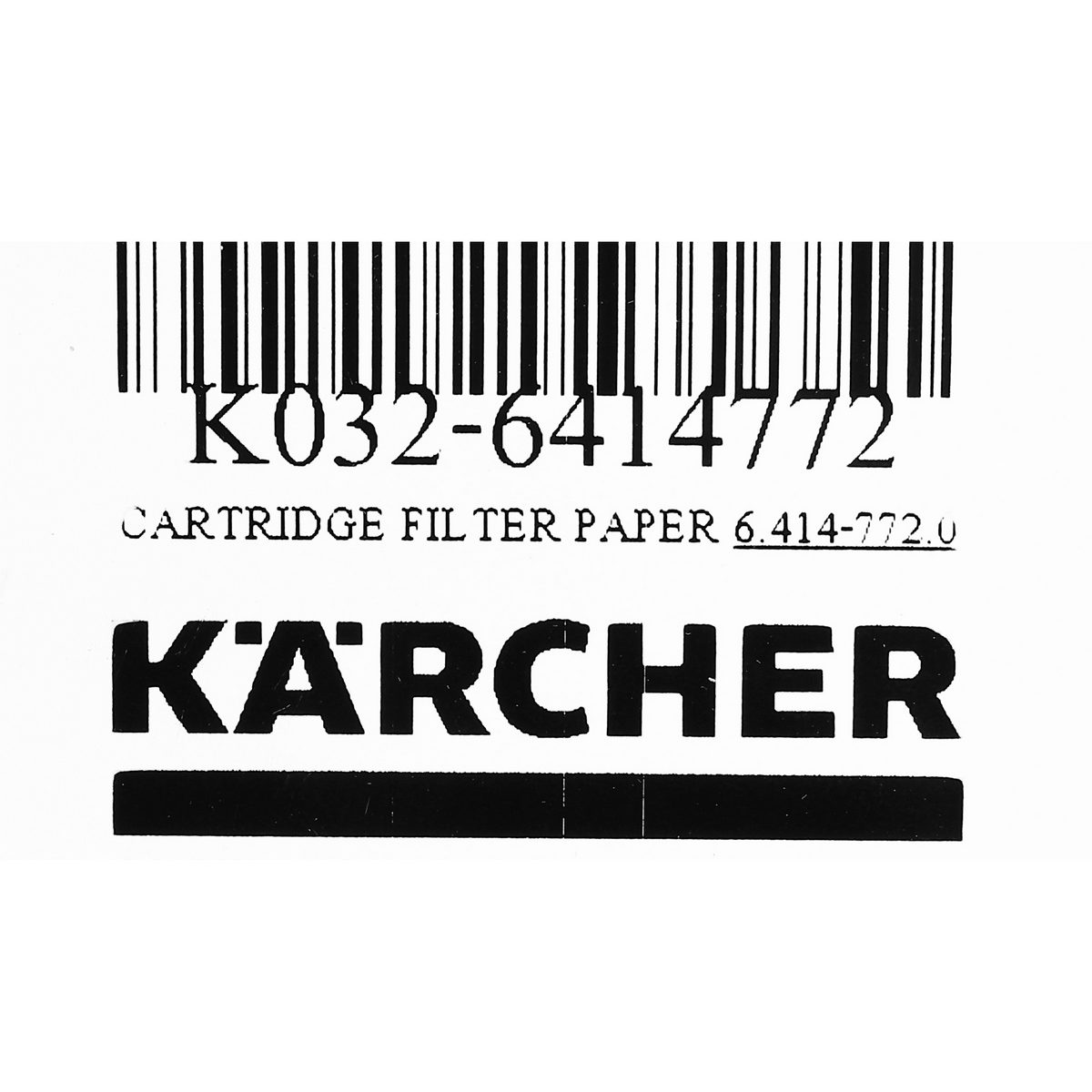 CARTRIDGE FILTER PAPER