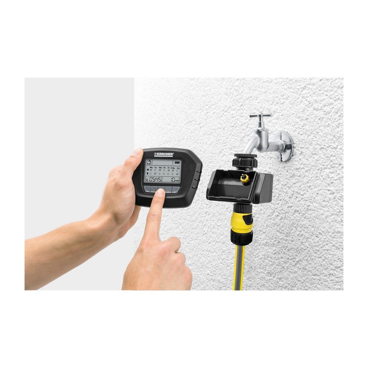 KARCHER เครื่องตั้งเวลารดน้ำ WT 5 สามารถตั้งโปรแกรมระยะเวลาในการรดน้ำ เลือกได้ 4 โหมด ระยะเวลารดน้ำสูงสุด 120 นาที (คาร์เชอร์)