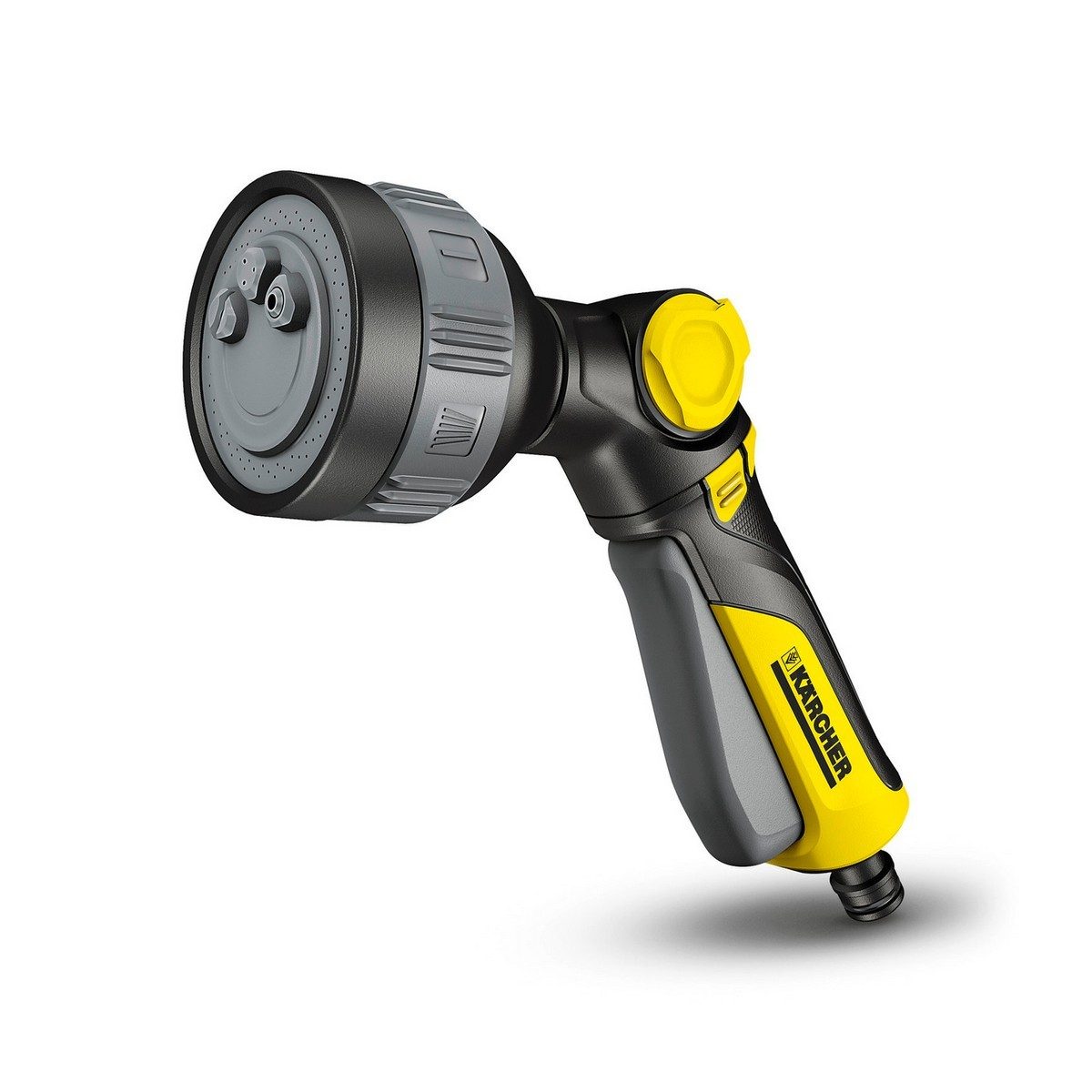 KARCHER ปืนฉีดน้ำ ปรับหัวฉีดได้ 4 แบบ ฝักบัว แบบชี้เส้นตรง แบบแบน และแบบละอองสเปรย์ เหมาะสำหรับการรดน้ำต้นไม้ที่บอบบางอย่างอ่อนโยน (คาร์เชอร