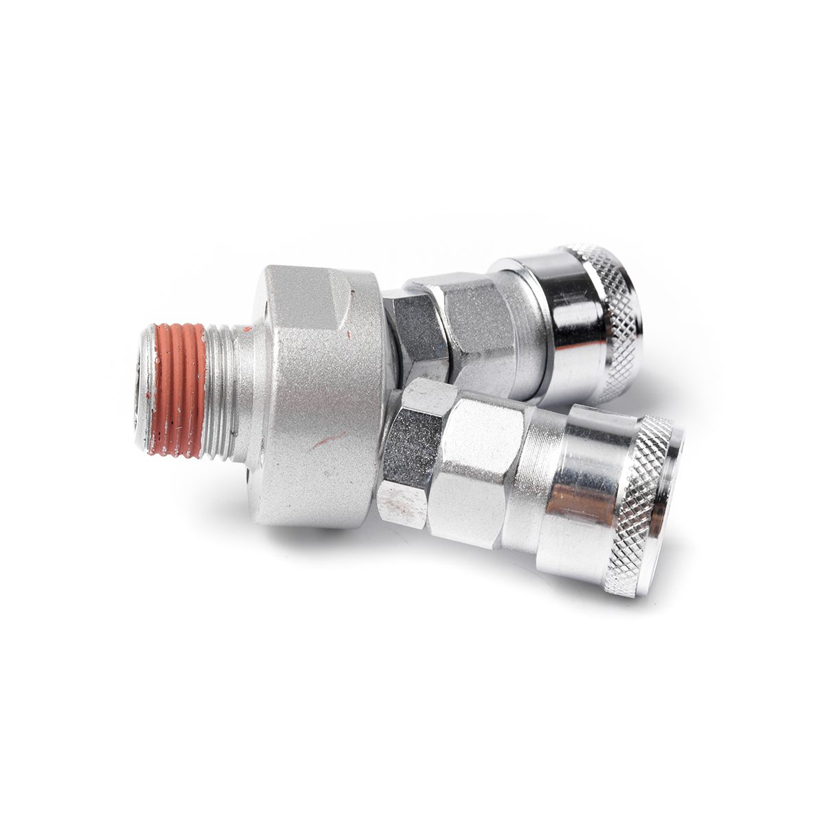 SMV(A)ข้อต่อลม 2 ทางกลม เกลียวนอก 1/2"