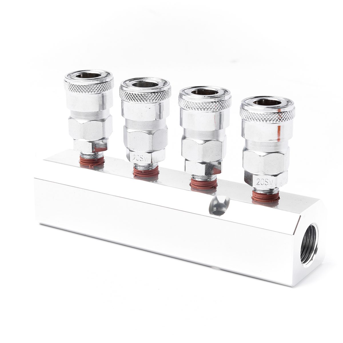 SM4AB(BA) ข้อต่อลม 4 ทาง 1/2"