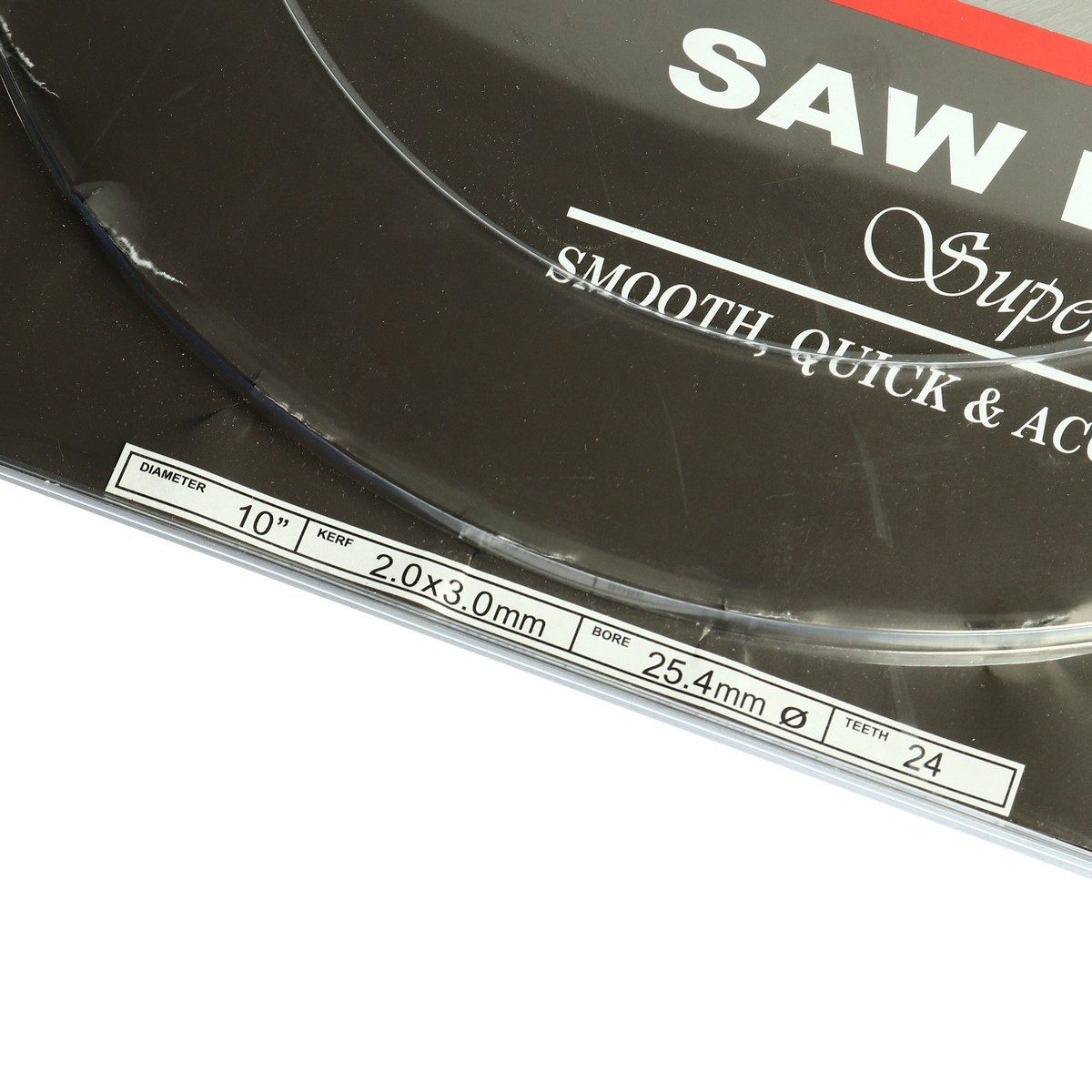 ใบเลื่อย 10" 24T (อย่างหนา)
