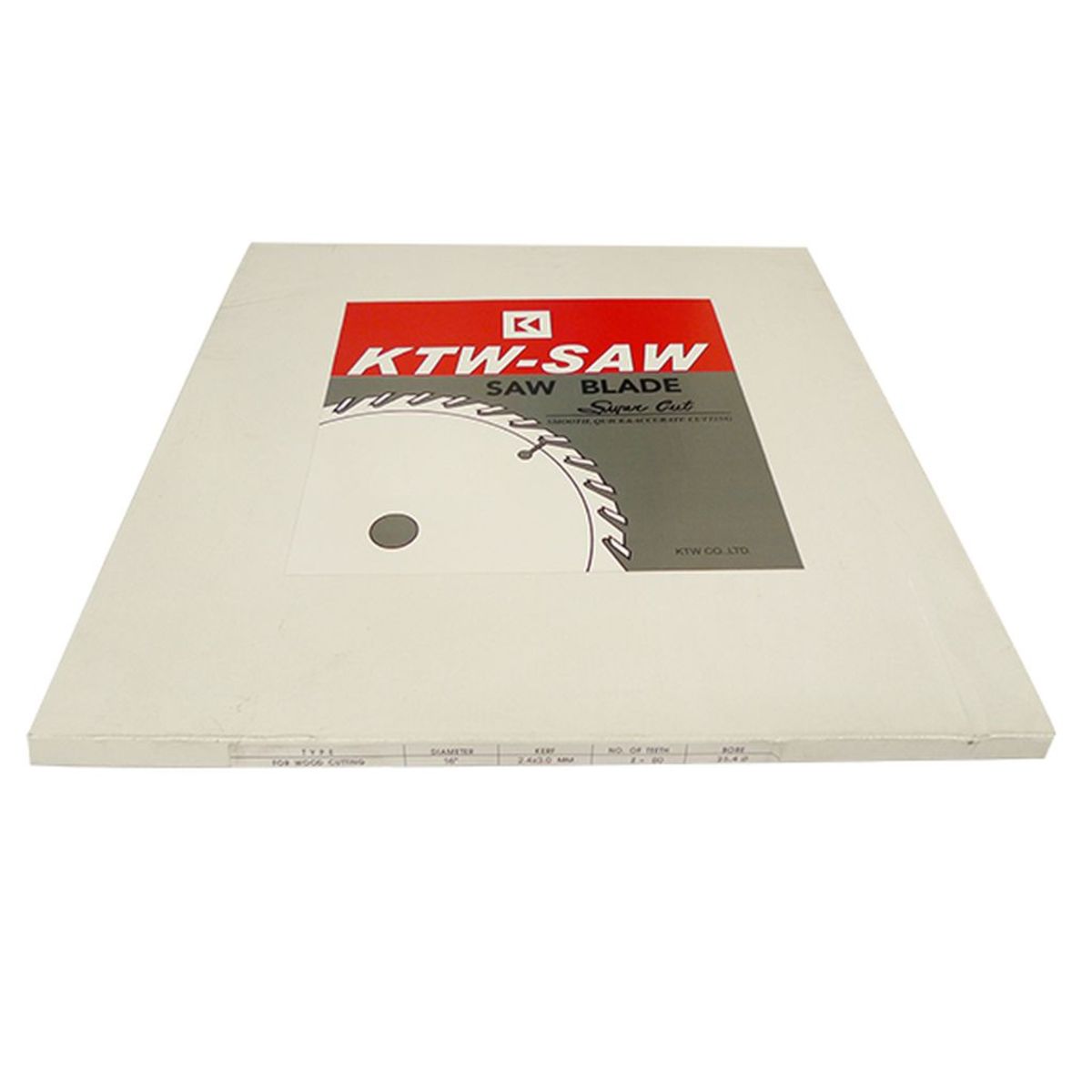 16" 80T ใบเลื่อยคาร์ไบร์ตัดไม้