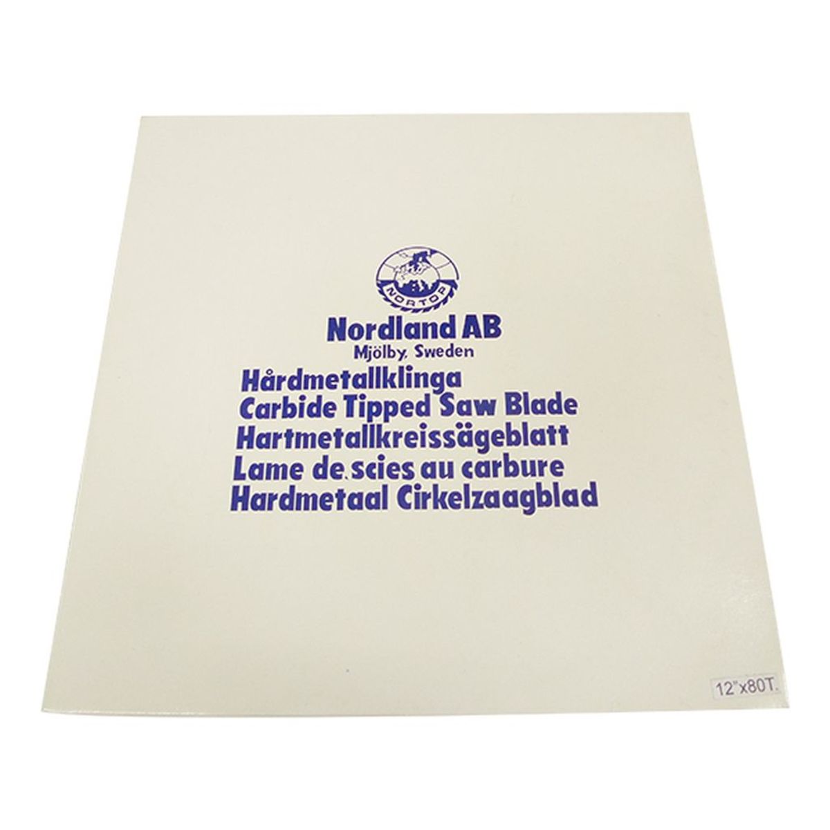 12" 80T ใบเลื่อยตัดน้ำแข็ง