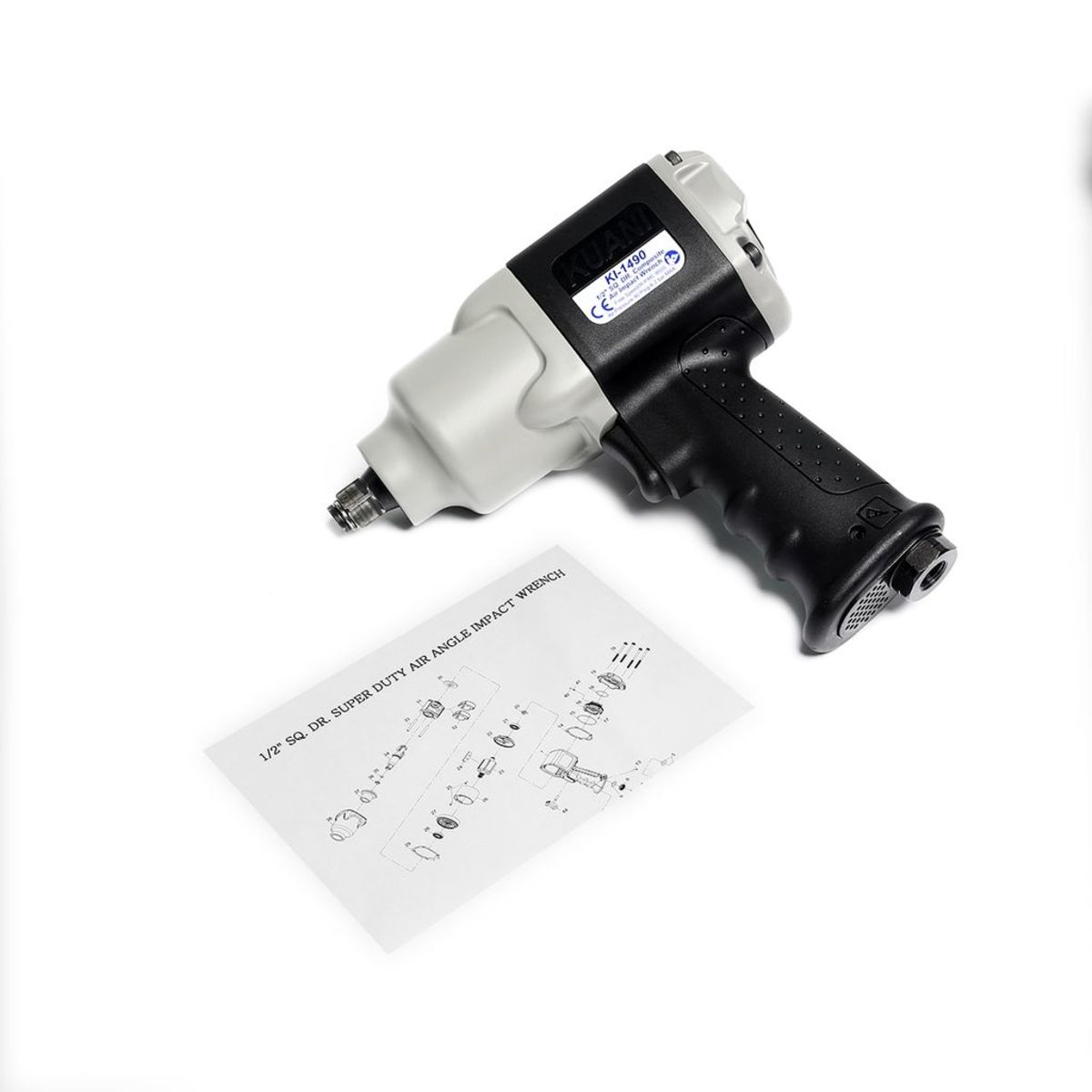 KI-1490บล๊อกลม1/2"TWIN HAMMER(COMPOSITE)