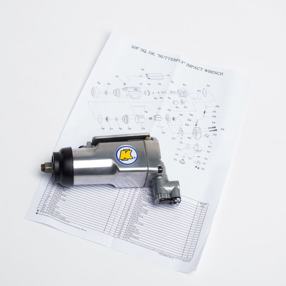 KI-851-M10 บล๊อกลมกระแทก 3TERFLY