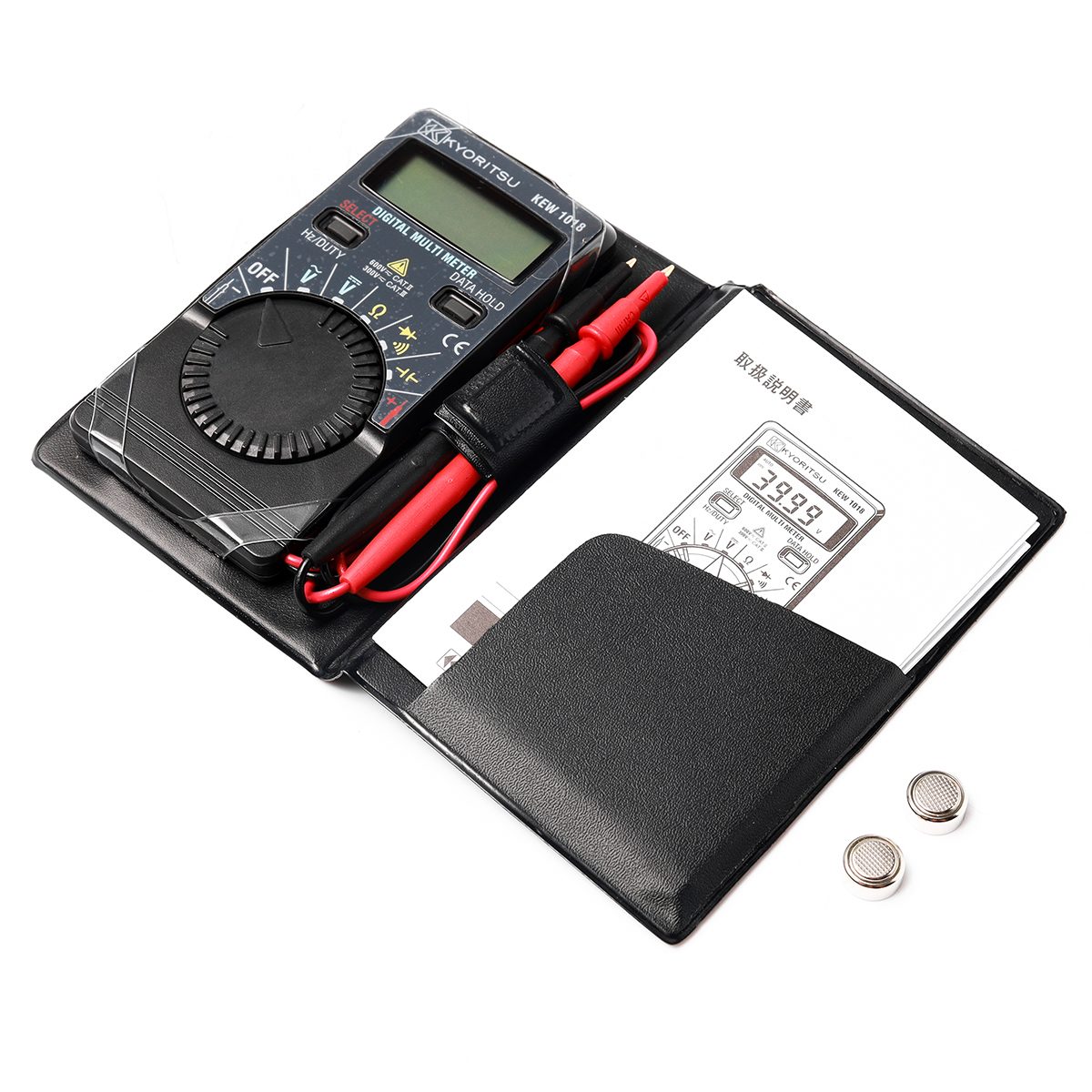 1018 มัลติมิเตอร์ดิจิตอลพกพา (เคสอ่อน)