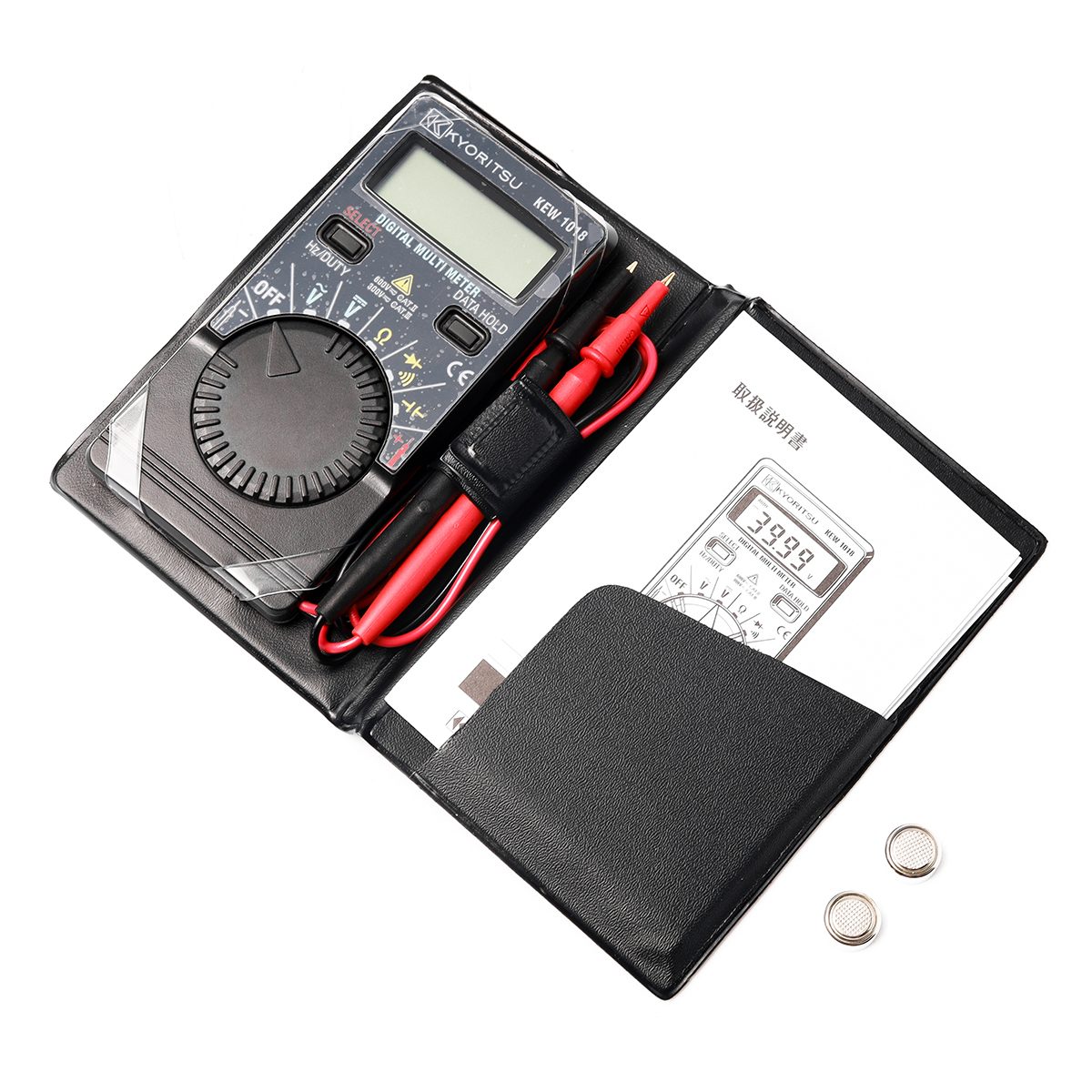 1018 มัลติมิเตอร์ดิจิตอลพกพา (เคสอ่อน)