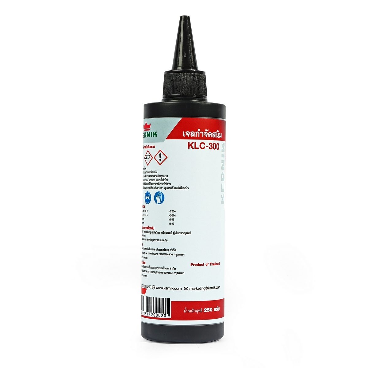 KERNIK เจลกำจัดสนิม เจลลอกสนิม 250 กรัม รุ่น KLC-300 เนื้อเจลใส ใช้ได้กับพื้นของเหล็ก ทองแดง และอลูมิเนียม ไม่ฟุ้งกระจาย ไม่มีสารก่อมะเร็ง (