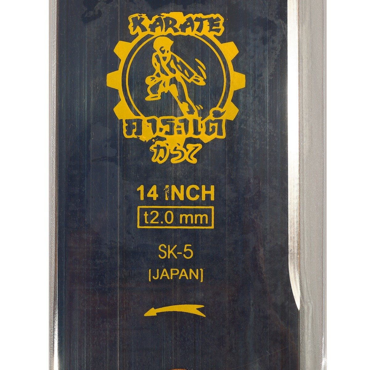 KARATE ใบมีดบังตอตัดหญ้า สีดำ ขนาด 14 นิ้ว ความหนา 2 มม. รุ่น K14B-2 ใช้กับเครื่องตัดหญ้าสะพายบ่า (คาราเต้)