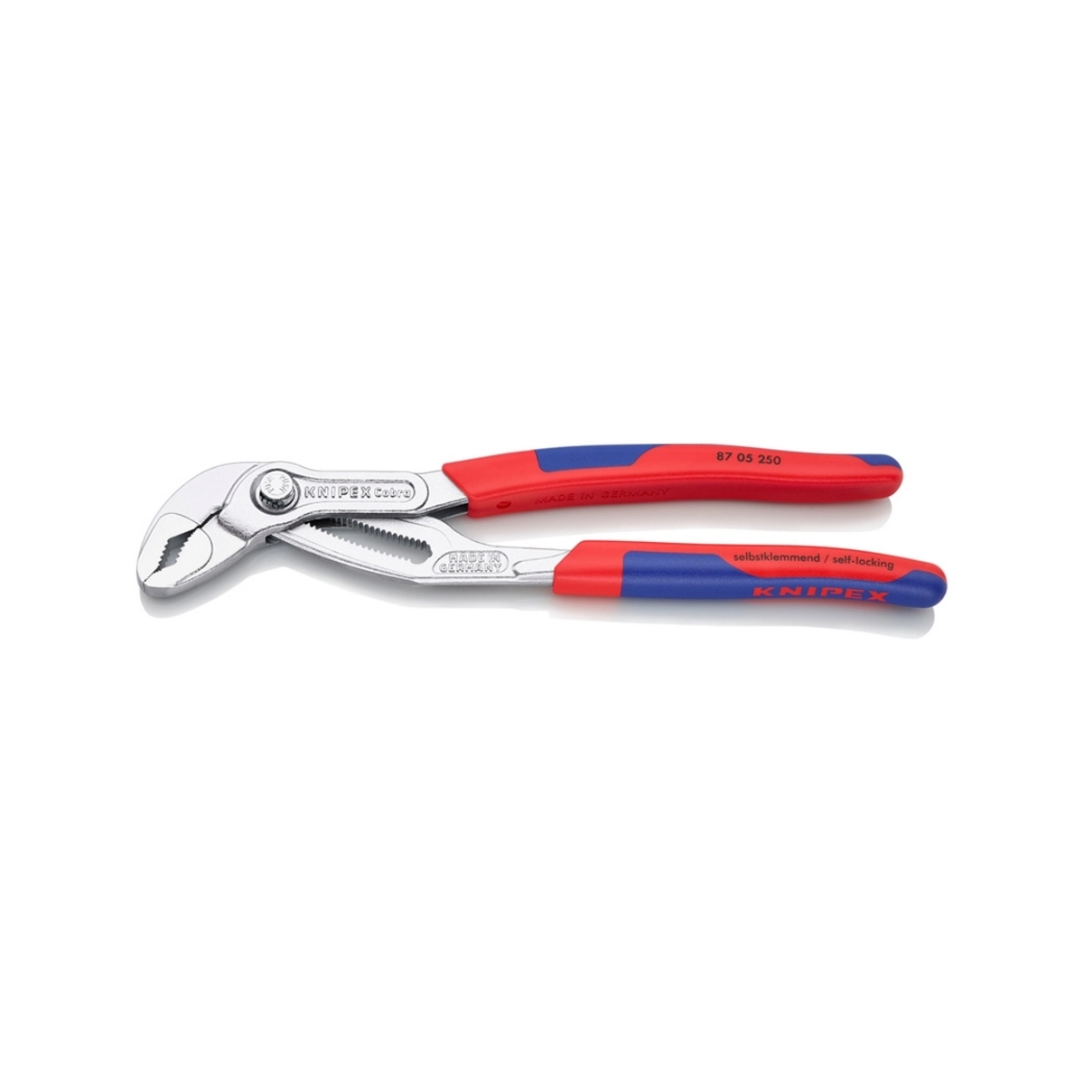 KNIPEX ชุดคีมในถาดโฟม 4 ชิ้น (V17) รหัส 00 20 01 V17 น้ำหนัก 1,225 กรัม ขนาดเส้นผ่าศูนย์กลาง 166 X 30 มม. (คะนิเพค)