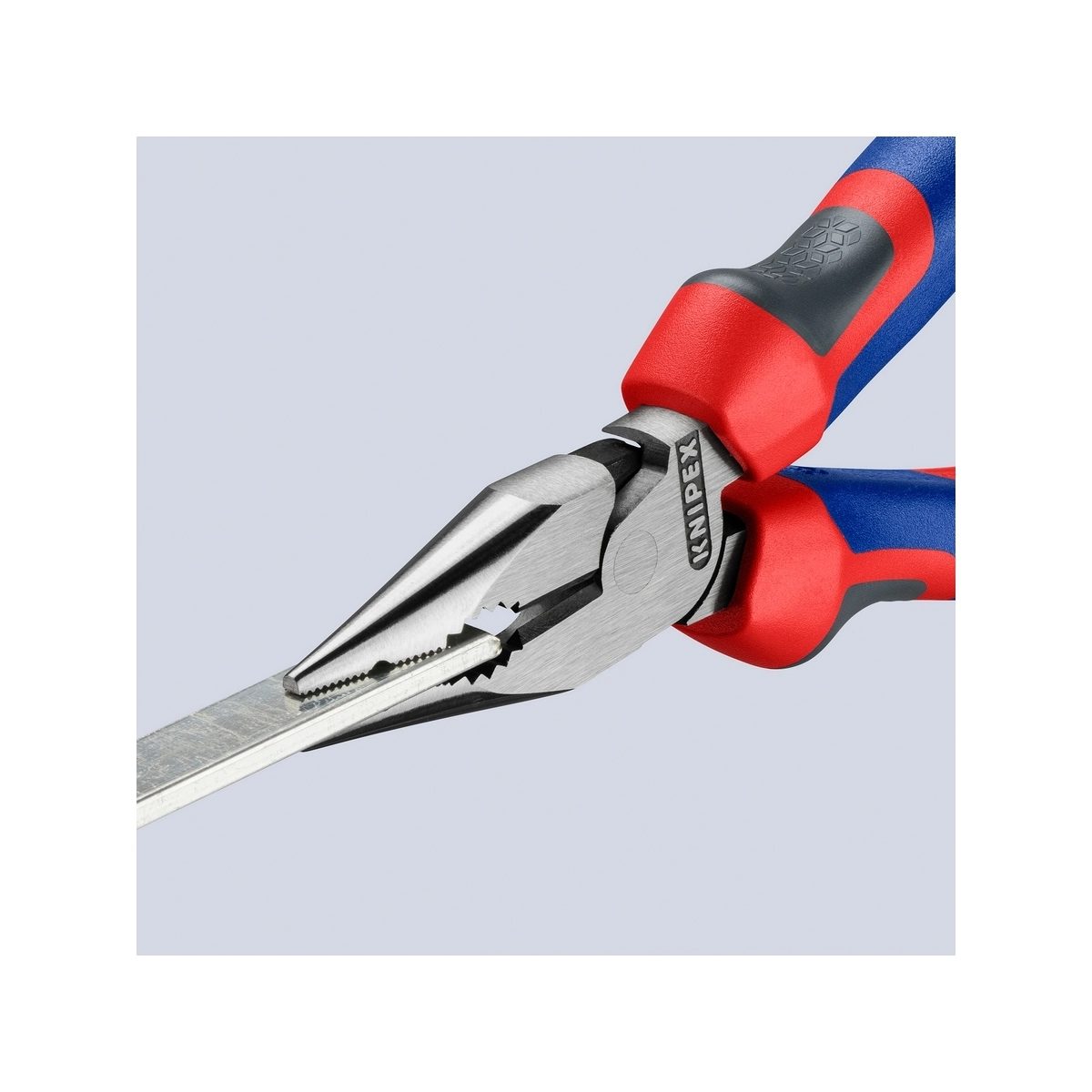 KNIPEX คีมรวมปากแหลม เคลือบดำ ด้ามพลาสติกหนา ขนาด 145 มม. รหัส 08 22 145 (คะนิเพค)