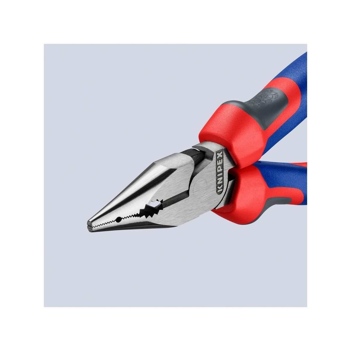 KNIPEX คีมรวมปากแหลม เคลือบดำ ด้ามพลาสติกหนา ขนาด 145 มม. รหัส 08 22 145 (คะนิเพค)