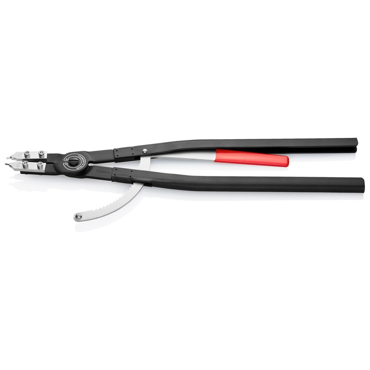 KNIPEX คีมหุบแหวน 22 นิ้ว / 570 มม. ปากตรงปลาย 3.5 มม. รหัสสินค้า (Part No.) 44 10 J5 (คะนิเพค)