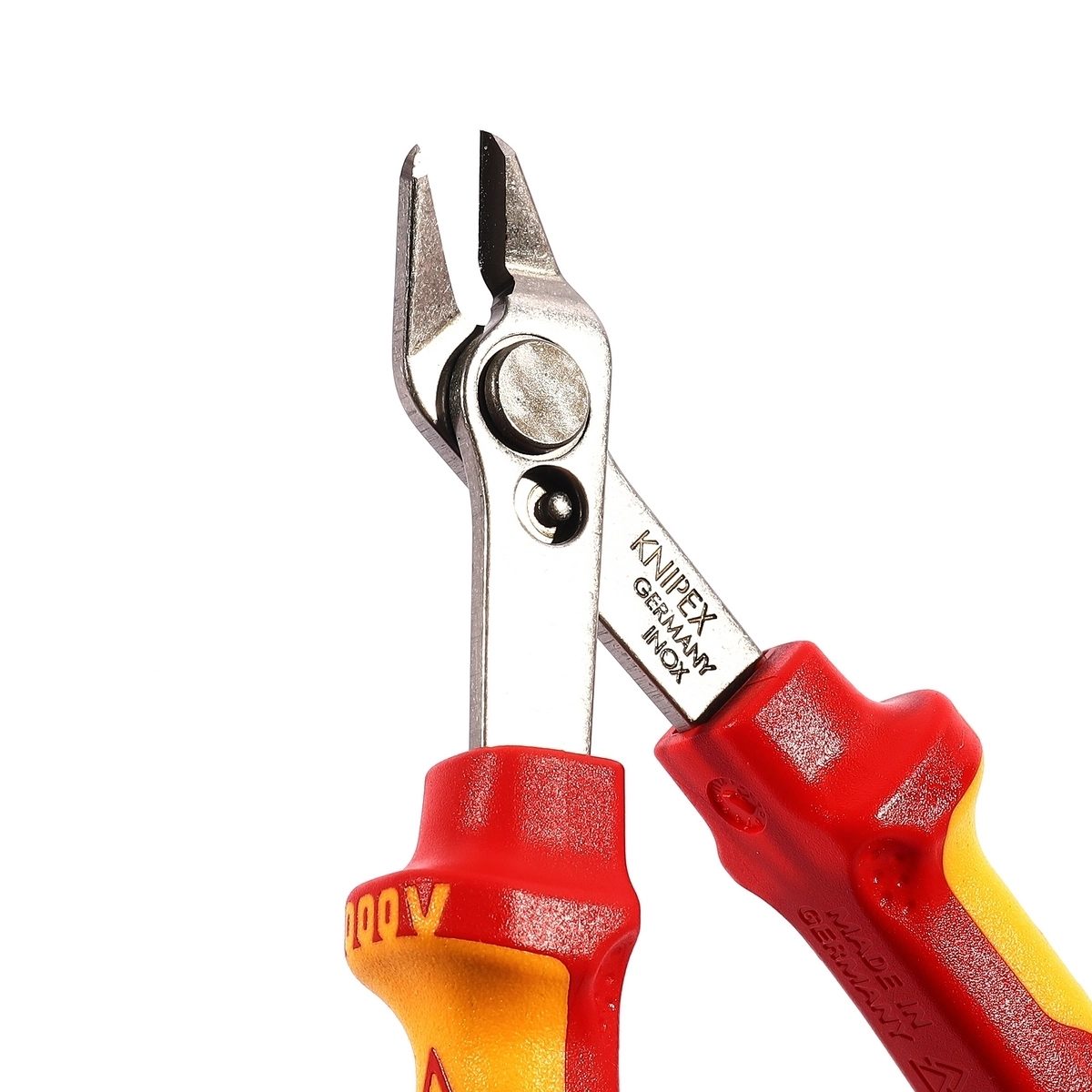 KNIPEX คีมตัดอิเล็กทรอนิกส์ รุ่น Super Knips ด้าม VDE ขนาด 125 มม รหัส 78 06 125 (คะนิเพค)