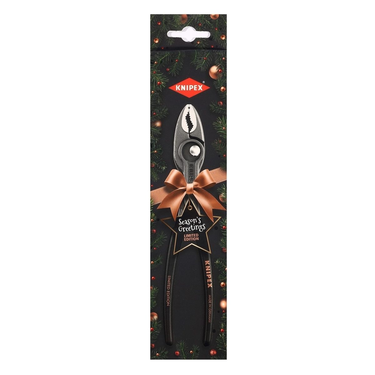 KNIPEX คีมจับอเนกประสงค์ รุ่น TWINGRIP X-MAS Edition ขนาด 200 มม. รหัส 82 01 200 S02 (คะนิเพค)