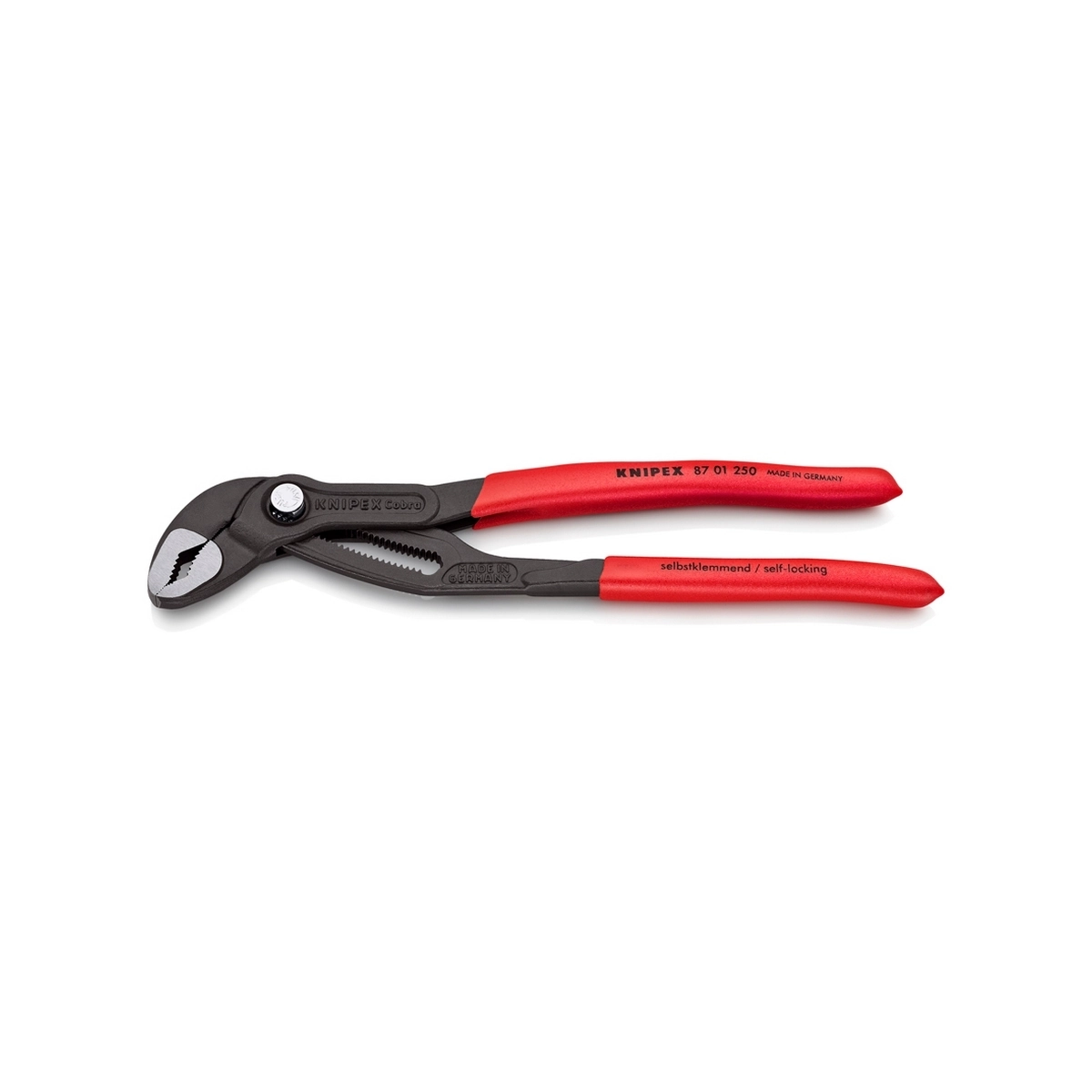 KNIPEX คีมคอม้า รุ่น Cobra ด้ามพลาสติกกันลื่น ขนาด 250 มม. รหัส 87 01 250 (คะนิเพค)
