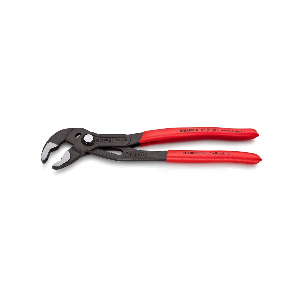 KNIPEX คีมคอม้า รุ่น Cobra ด้ามพลาสติกกันลื่น ขนาด 250 มม. รหัส 87 01 250 (คะนิเพค)
