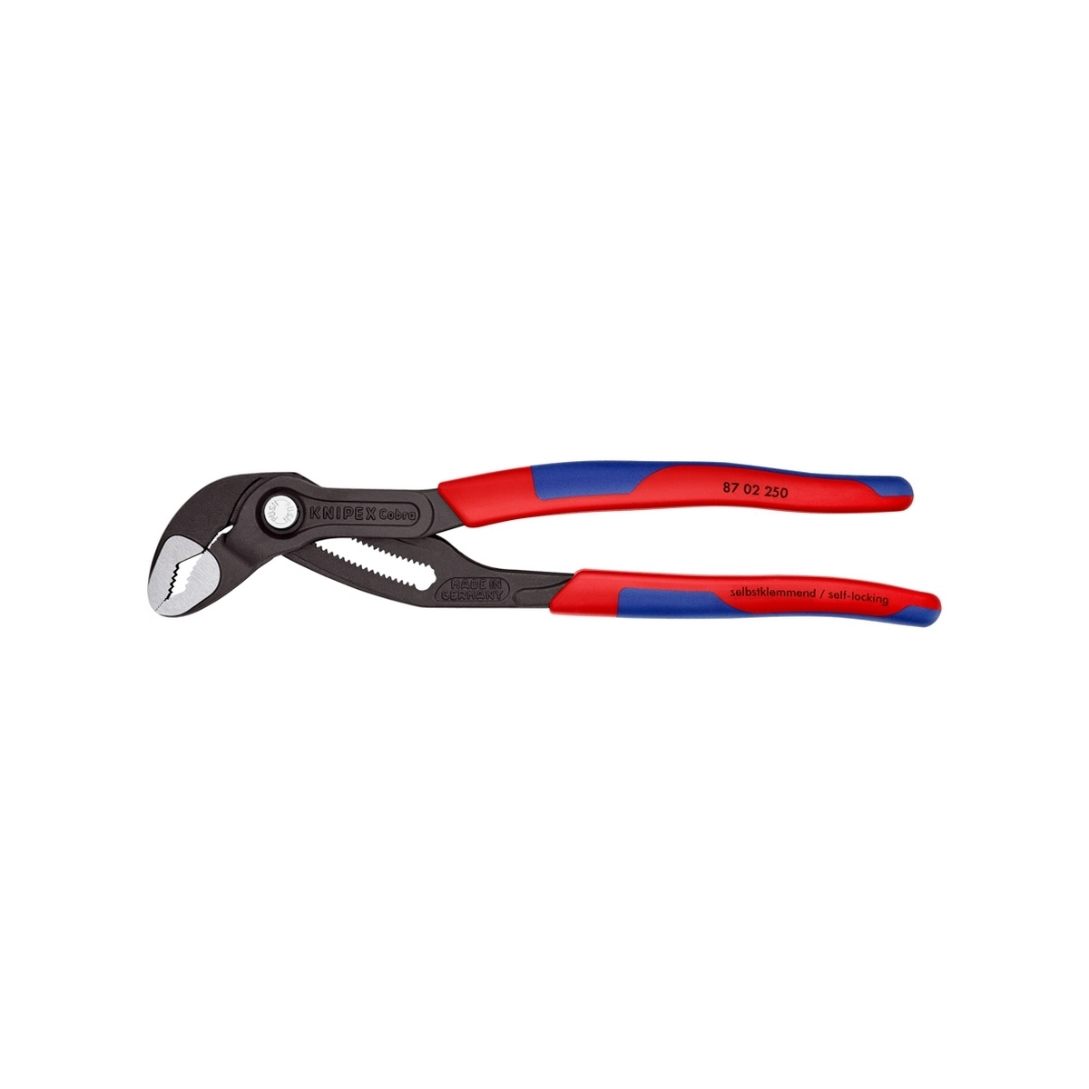 KNIPEX คีมคอม้า รุ่น Cobra ด้ามพลาสติกหนา ขนาด 250 มม. รหัส 87 02 250 (คะนิเพค)
