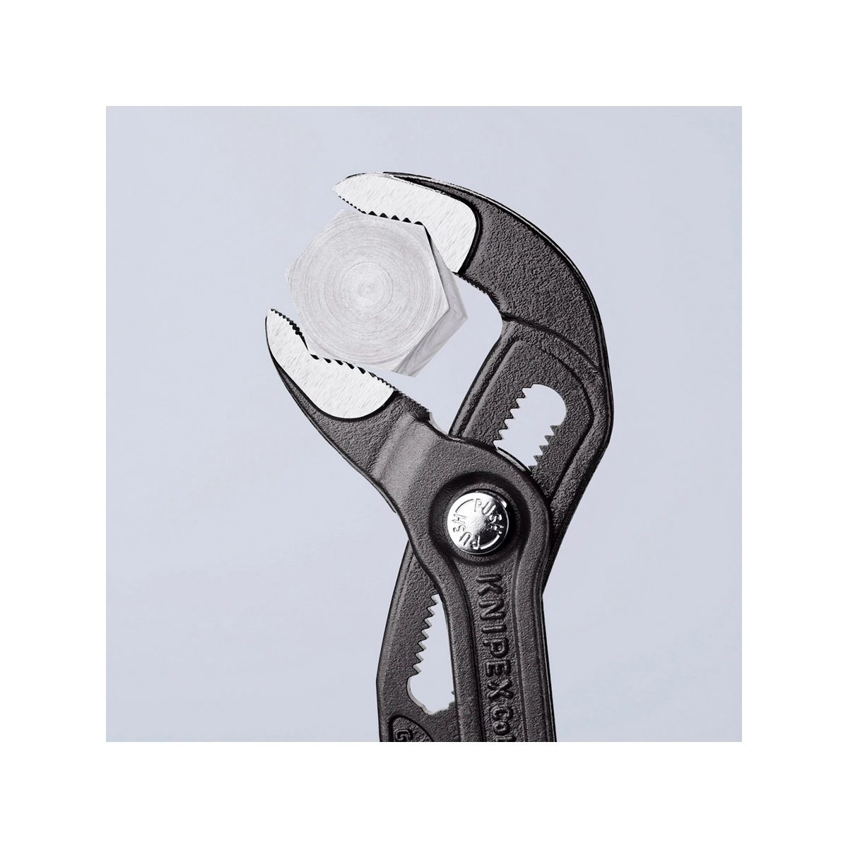 KNIPEX คีมคอม้า รุ่น Cobra ด้ามพลาสติกหนา ขนาด 250 มม. รหัส 87 02 250 (คะนิเพค)