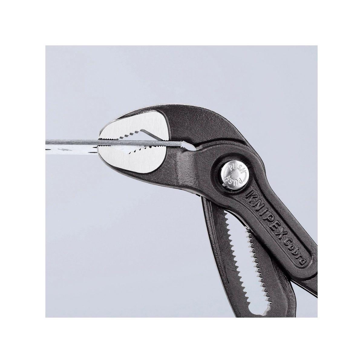 KNIPEX คีมคอม้า รุ่น Cobra ด้ามพลาสติกหนา ขนาด 250 มม. รหัส 87 02 250 (คะนิเพค)