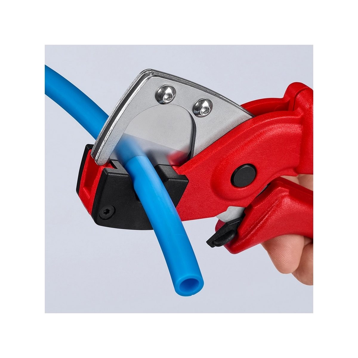 KNIPEX คีมตัดท่อมัลติเลเยอร์และท่อลมแรงดัน รหัส 90 10 185 (คะนิเพค)