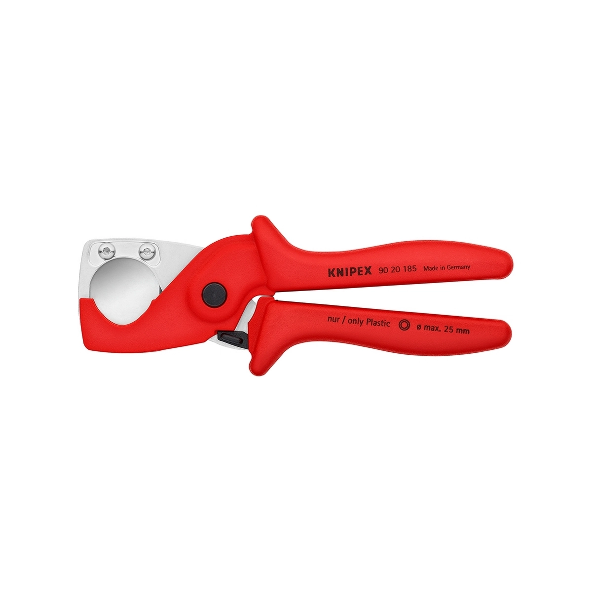 KNIPEX คีมตัดท่อพลาสติกและท่อร้อยสายไฟ รหัส 90 20 185 (คะนิเพค)