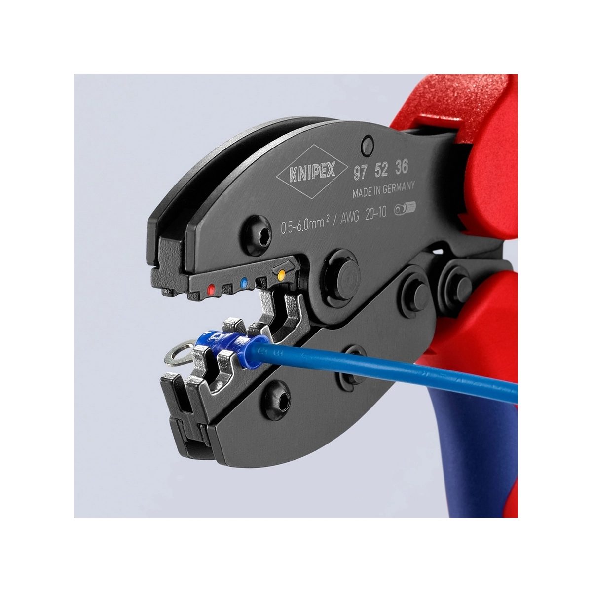 KNIPEX คีมย้ำหางปลา รุ่น PreciForce รหัส 97 52 36 (คะนิเพค)