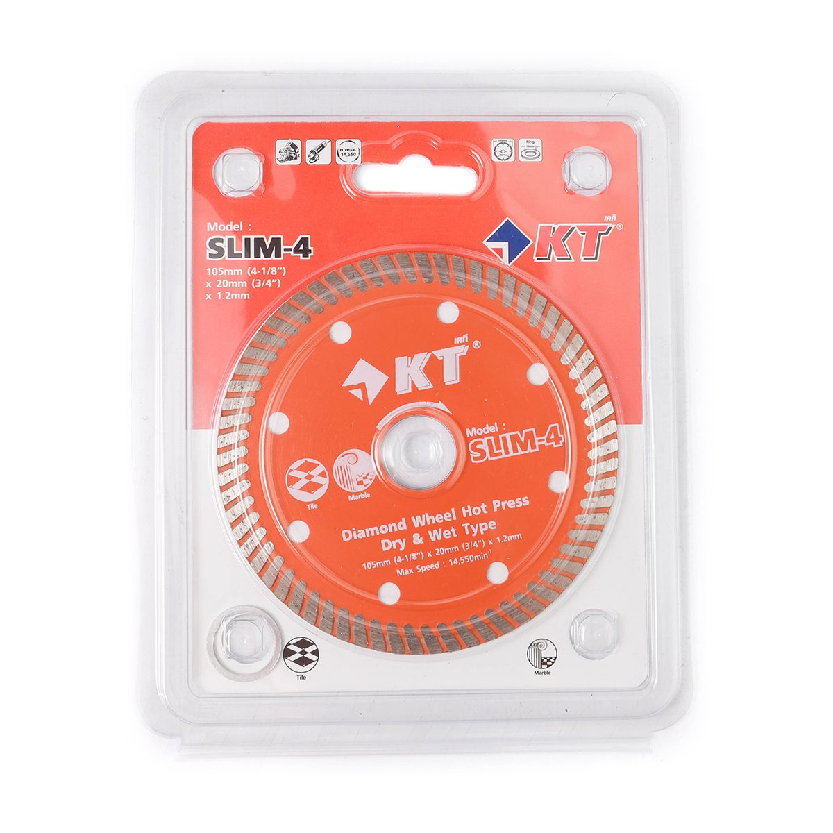 SLIM-4 ใบเพชร4"(บาง1.2MM)กระเบื้อง/หินอ่