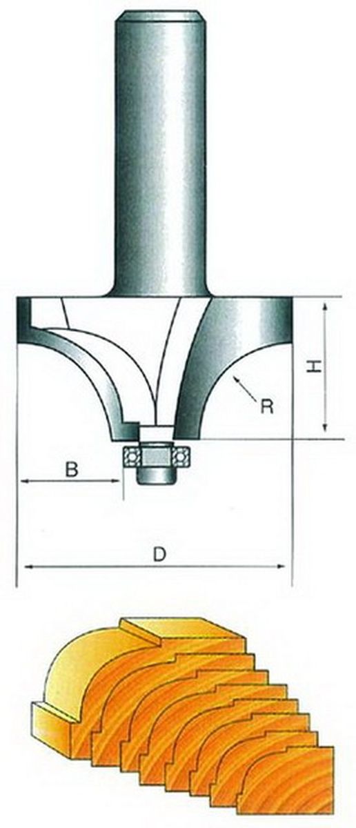 LC-0603 BEADING BIT 1/2X3/4