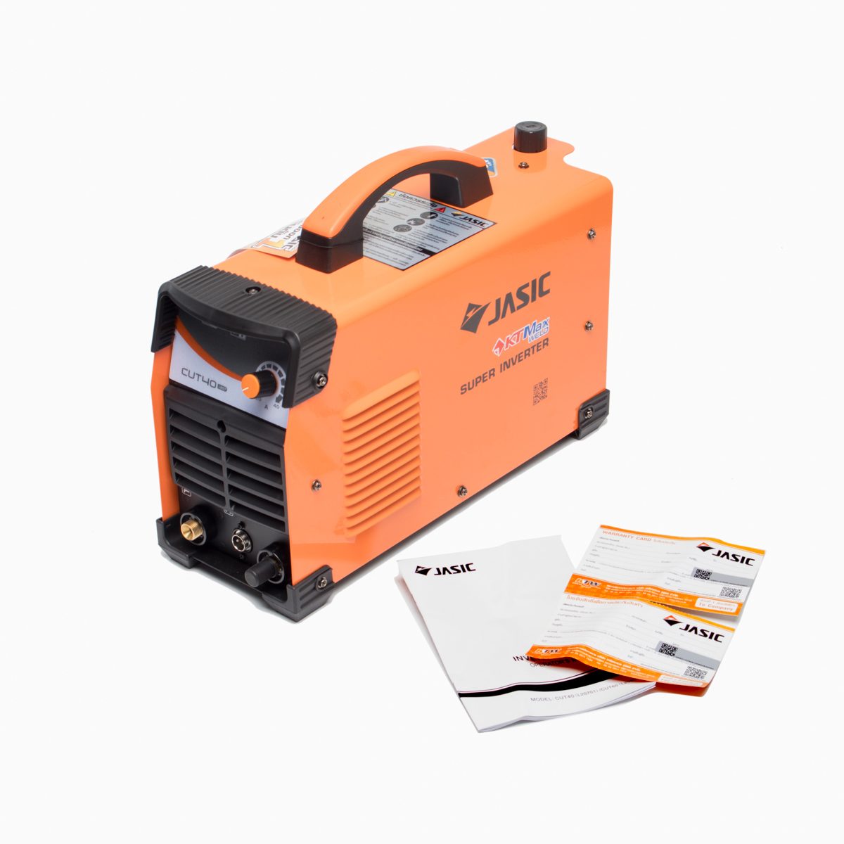 JASIC เครื่องตัดพลาสม่า ระบบอินเวิร์ทเตอร์ รุ่น CUT40L207 แรงดันไฟ 220 โวลต์ กระแสการตัด 20-40 แอมป์ ความสามารถในการตัดสูงสุด 1-12 มม. คุณภา