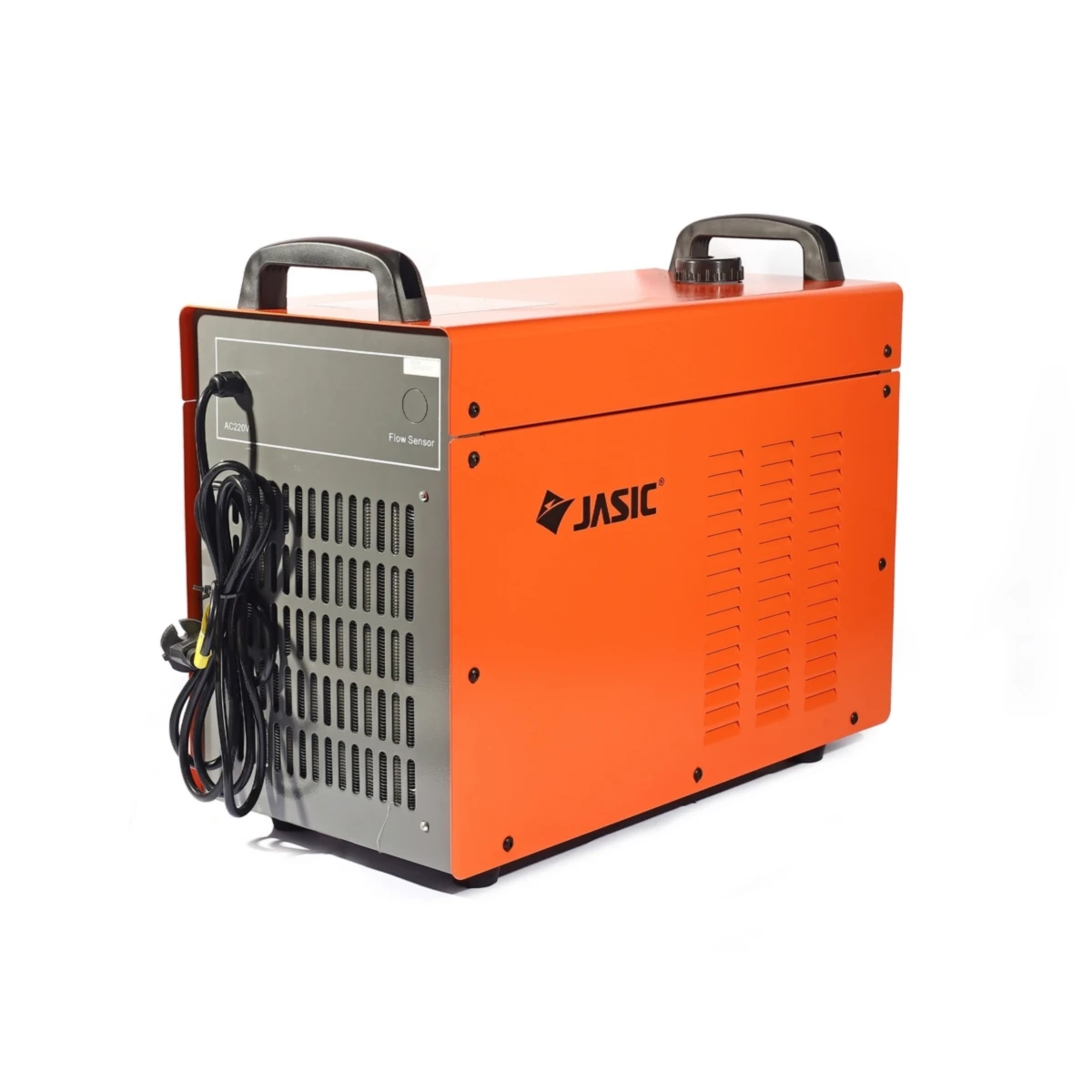 JASIC เครื่องทำความเย็นในระบบเชื่อม TIG ด้วยน้ำ รุ่น JS-C10L แรงดันไฟฟ้า AC 220 โวลต์ AC 380 โวลต์ มอเตอร์ 80 วัตต์ ความจุถังน้ำ 10 ลิตร อัต