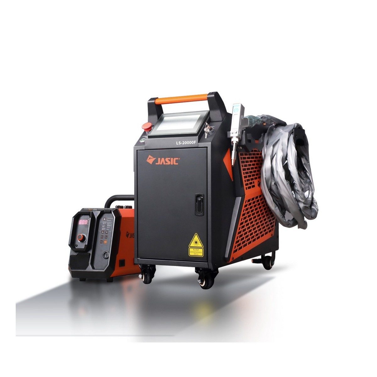 JASIC เครื่องเชื่อมเลเซอร์ 1 เฟส 220 โวลต์ รุ่น LS15000F กระแสเลเซอร์ 1500 วัตต์ ระบายความร้อนด้วยน้ำ ความยาวสายไฟเบอร์ 12 เมตร (เจสิค)