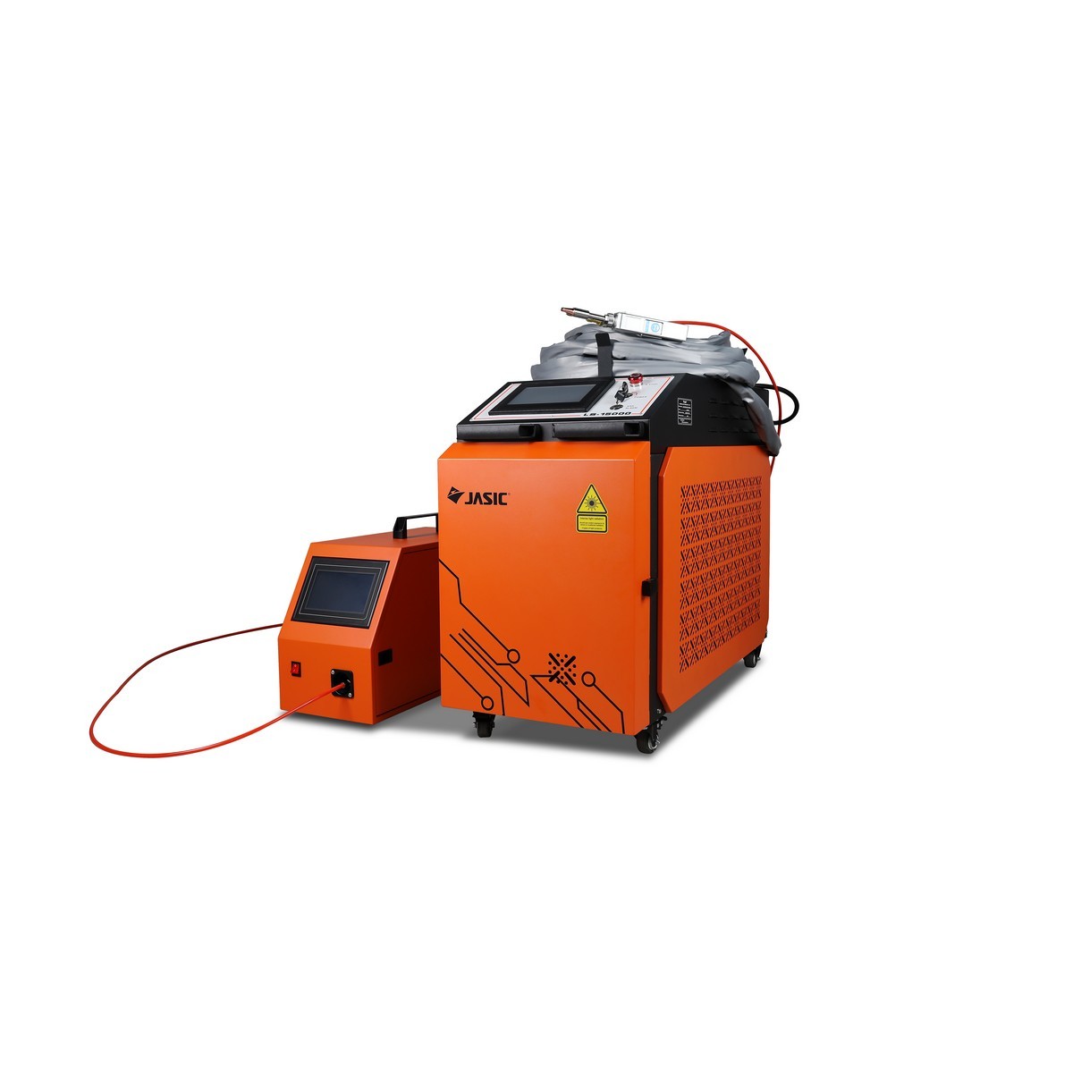JASIC เครื่องเชื่อมเลเซอร์ 1 เฟส 220 โวลต์ รุ่น LS20000 กระแสเลเซอร์ 2000 วัตต์ ระบายความร้อนด้วยน้ำ ความยาวสายไฟเบอร์ 15 เมตร (เจสิค)