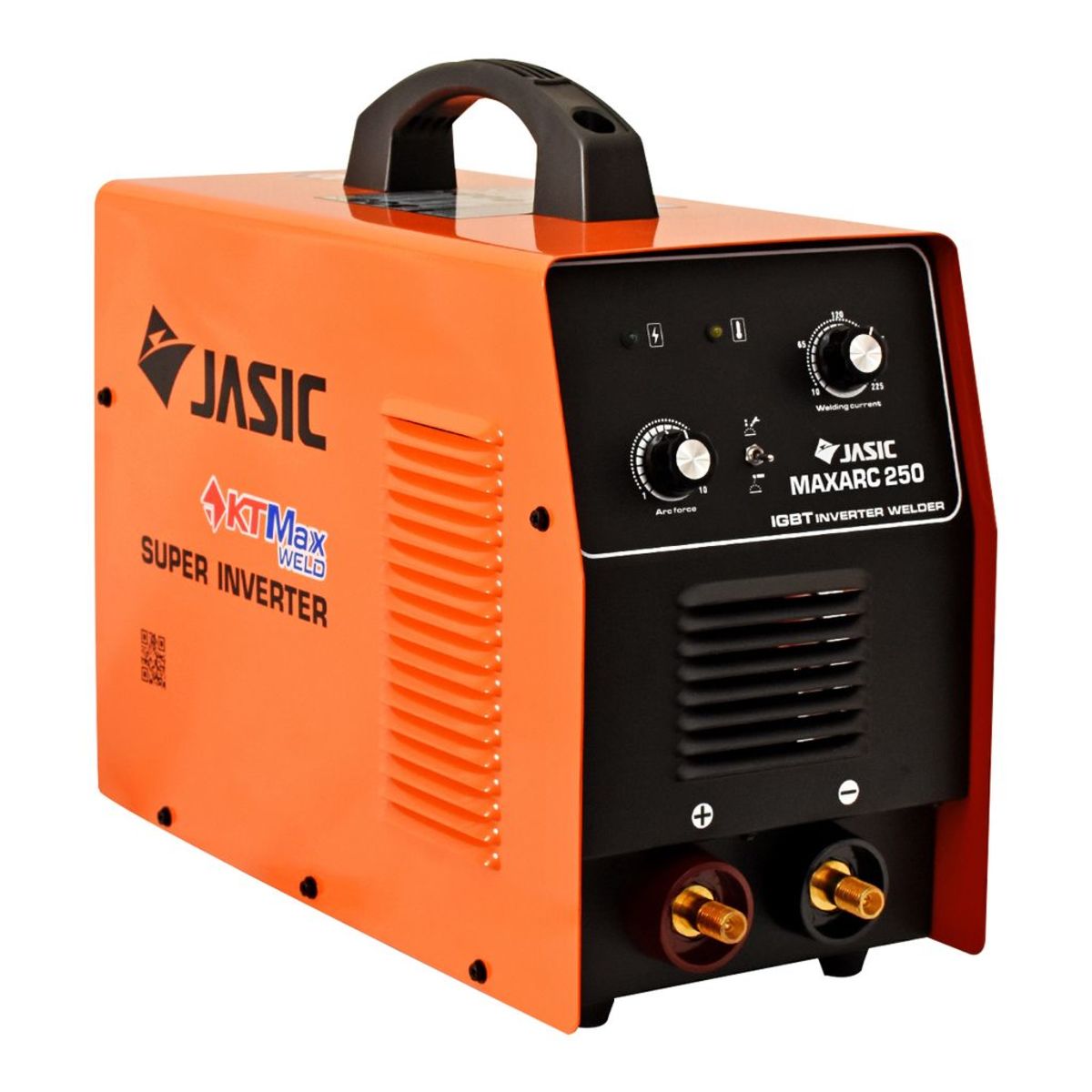 JASIC เครื่องเชื่อมอินเวิร์ทเตอร์ MMA รุ่น MAXARC250 กระแสไฟเชื่อม 10-250 แอมป์ แรงดันไฟ 220 โวลต์ ขนาดลวดที่ใช้ 1.6-4.0 มม. กระแสไฟในการเชื