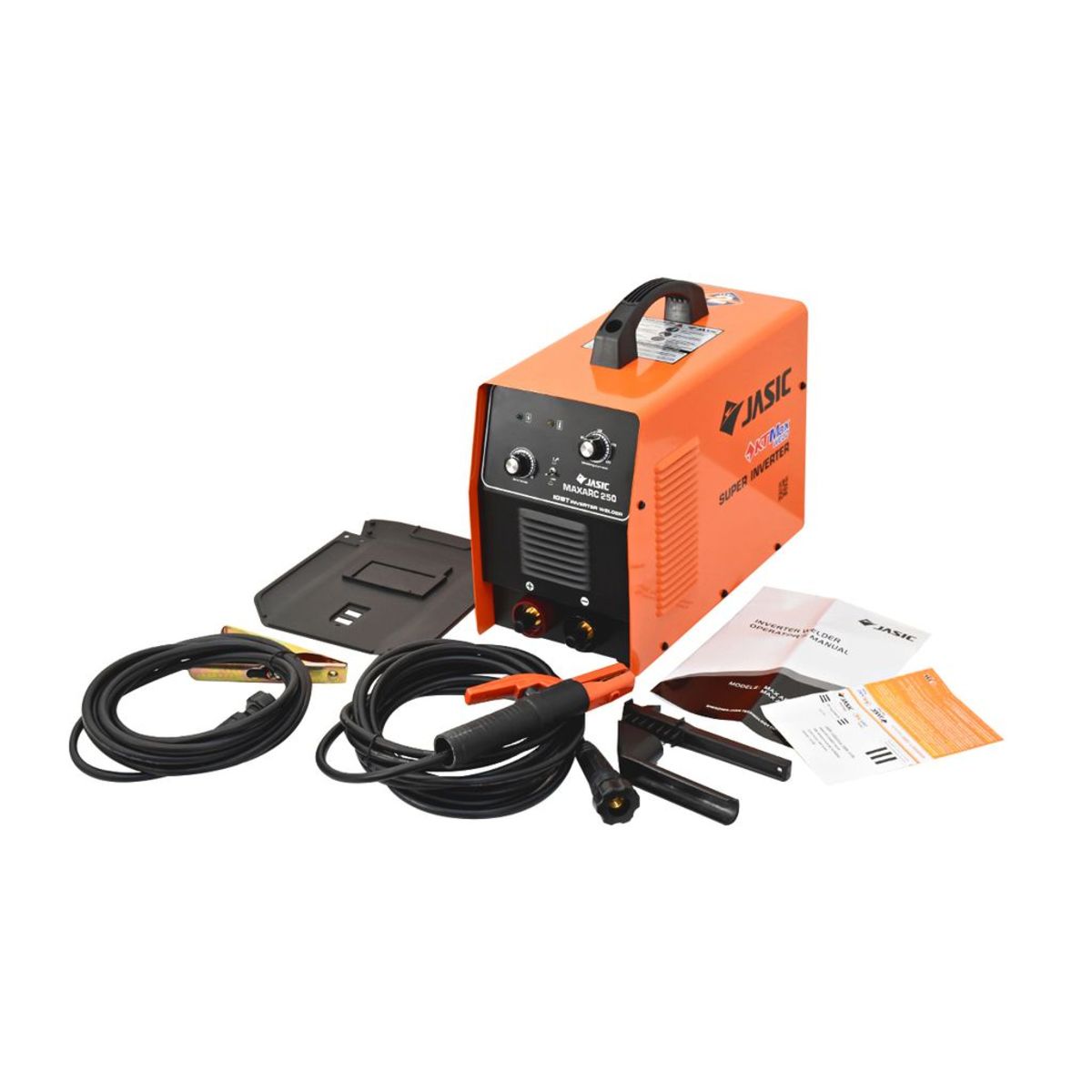JASIC เครื่องเชื่อมอินเวิร์ทเตอร์ MMA รุ่น MAXARC250 กระแสไฟเชื่อม 10-250 แอมป์ แรงดันไฟ 220 โวลต์ ขนาดลวดที่ใช้ 1.6-4.0 มม. กระแสไฟในการเชื