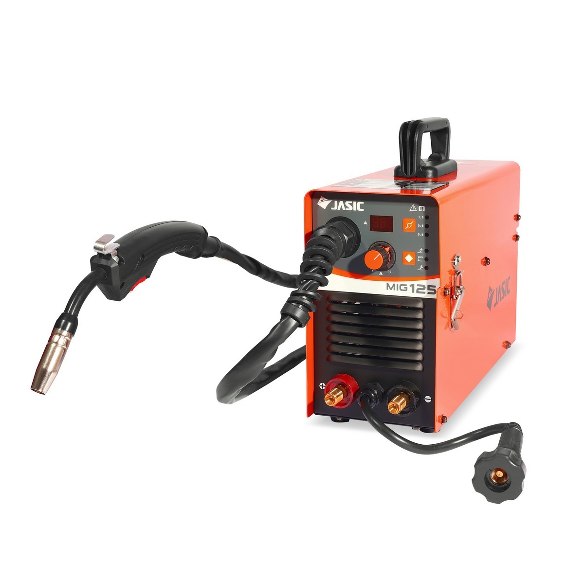 JASIC เครื่องเชื่อม MIG รุ่น MIG125 ไฟ 230 โวลต์ 1 เฟส กระแสไฟเชื่อม 20-120 แอมป์ ระดับป้องกัน IP21S ใช้กับลวดเชื่อม MIG ขนาด 1 กก. (เจสิค)