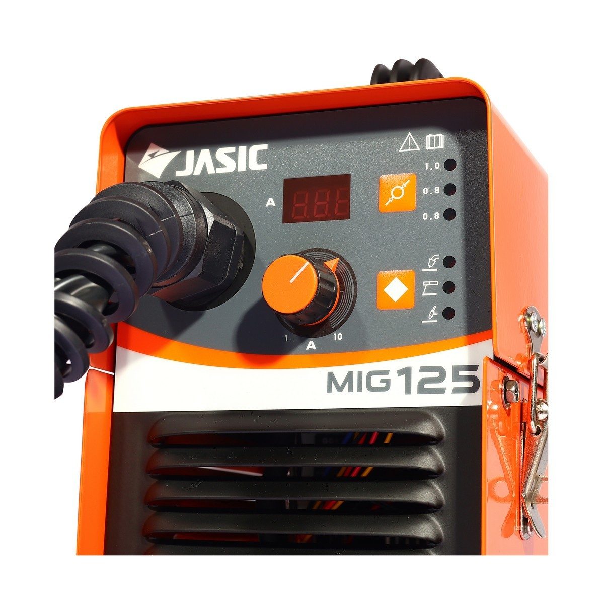 JASIC เครื่องเชื่อม MIG รุ่น MIG125 ไฟ 230 โวลต์ 1 เฟส กระแสไฟเชื่อม 20-120 แอมป์ ระดับป้องกัน IP21S ใช้กับลวดเชื่อม MIG ขนาด 1 กก. (เจสิค)