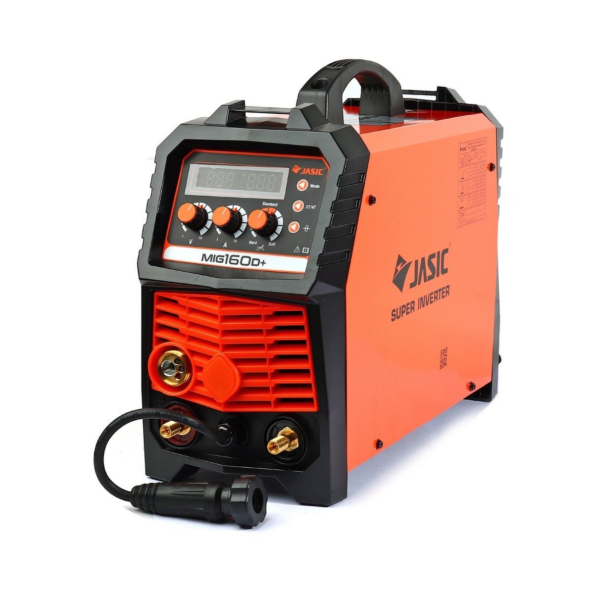 JASIC เครื่องเชื่อม ตู้ชื่อม MIG / MMA / Lift TIG รุ่น MIG160D+ แรงดันไฟ 220 โวลต์ กระแสเชื่อม MIG 30-160A (11-26V) กระแสเชื่อม MMA 20-140A 