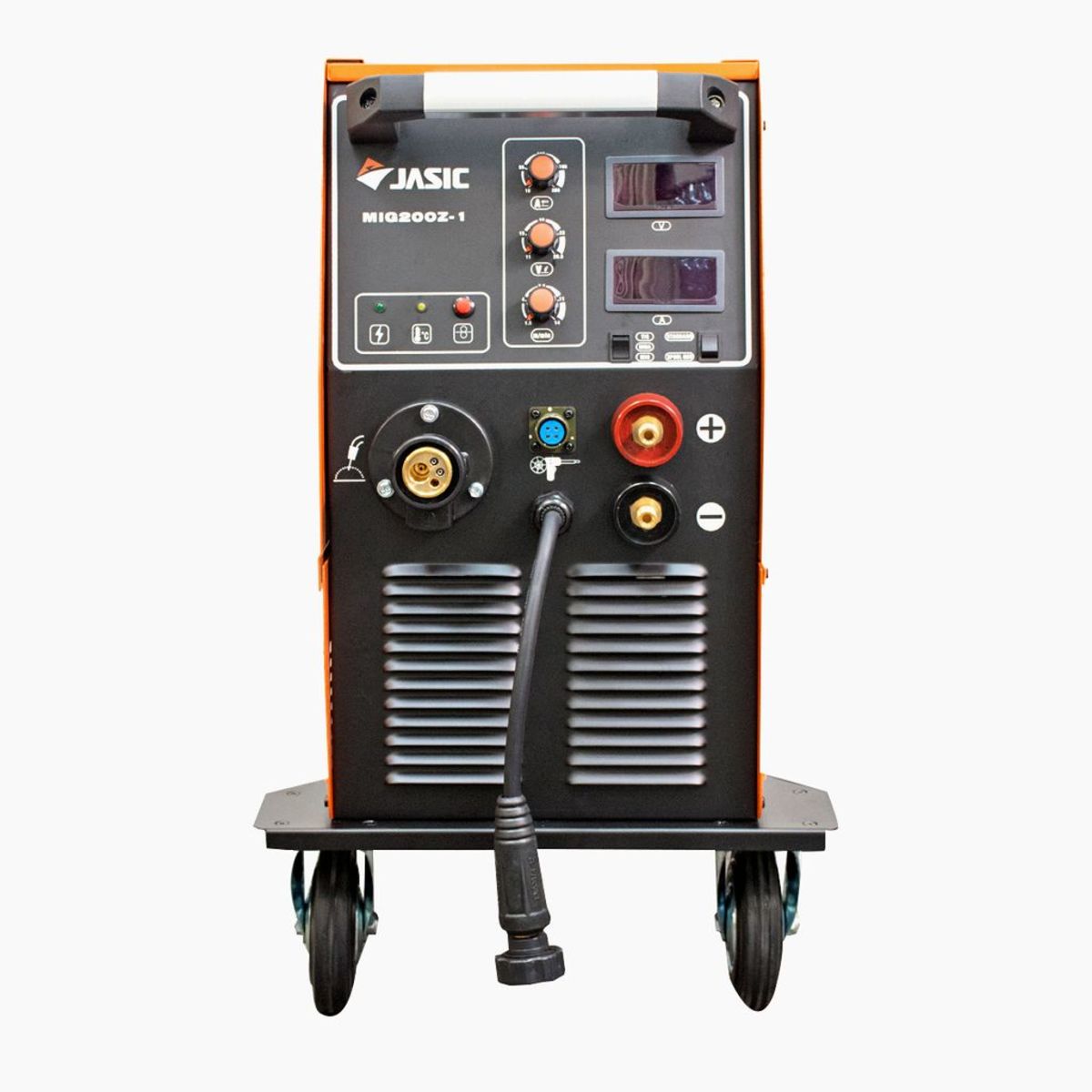 JASIC เครื่องเชื่อม MIG 25-200 แอมป์ รุ่น MIG200Z-1 แรงดันไฟ 1 เฟส 220 โวลต์ ขนาดลวดเชื่อม 0.8 - 1.0 มม. มีชุดป้อนลวดในตัว ระดับป้องกัน IP21