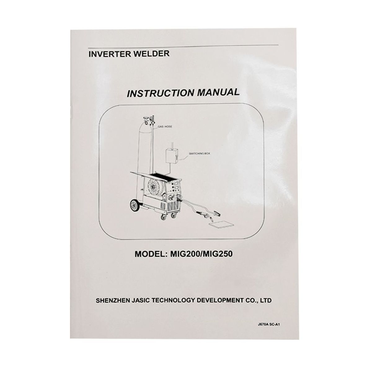 JASIC เครื่องเชื่อม MIG ไฟ 1 เฟส กระแสไฟในการเชื่อม 25 - 250 แอมป์ รุ่น MIG250Z-1 ป้อนลวดในตัว กระแสไฟคงที่ (เจสิค)